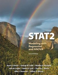 Produktbild: STAT2: Modeling with Regression and ANOVA