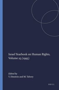 Produktbild: Israel Yearbook on Human Rights, 1995