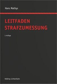 Produktbild: Leitfaden Strafzumessung