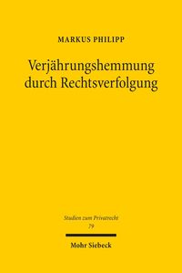 Produktbild: Verj&auml;hrungshemmung durch Rechtsverfolgung