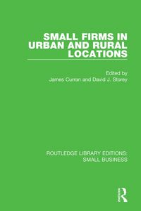 Produktbild: Small Firms in Urban and Rural Locations