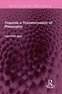 Produktbild: Towards a Transformation of Philosophy