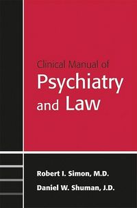 Produktbild: Clinical Manual of Psychiatry and Law