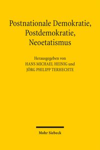 Produktbild: Postnationale Demokratie, Postdemokratie, Neoetatismus