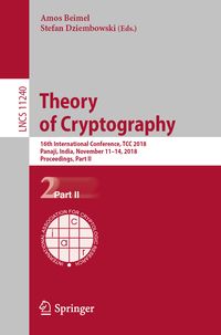 Produktbild: Theory of Cryptography