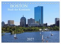 Produktbild: Boston - Stadt der Kontraste (Tischkalender 2027 DIN A5 quer), CALVENDO Monatskalender