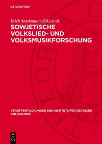 Produktbild: Sowjetische Volkslied- und Volksmusikforschung