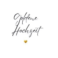 Produktbild: G&auml;stebuch "Goldene Hochzeit"- Premium G&auml;stebuch Blanko