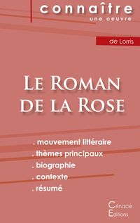 Produktbild: Fiche de lecture Le Roman de la Rose de Guillaume de Lorris (Analyse litt&eacute;raire de r&eacute;f&eacute;rence et r&eacute;sum&eacute; complet)