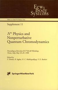 Produktbild: N* Physics and Nonperturbative Quantum Chromodynamics