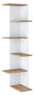 Produktbild: Holz Wandregal H&auml;ngeregal Eckregal Regal Balos XL