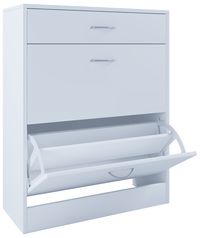 Produktbild: Holz Regal Schuhschrank Schuhkipper Klappen Balia