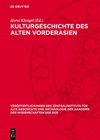 Produktbild: Kulturgeschichte des alten Vorderasien