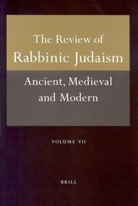 Produktbild: Review of Rabbinic Judaism, Volume 7 (2004)