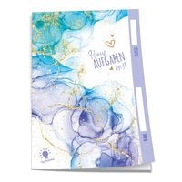 BRUNNEN Schülerkalender 2024/2025 FACT!plus A5 - Wochenkalender Mit Gummizug, Schwarz