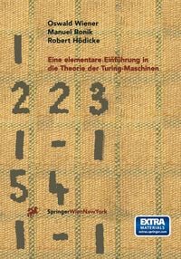 Produktbild: Eine elementare Einf&uuml;hrung in die Theorie der Turing-Maschinen