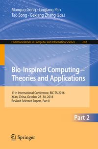 Produktbild: Bio-inspired Computing &ndash; Theories and Applications
