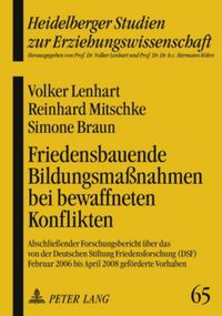Produktbild: Friedensbauende Bildungsma&szlig;nahmen bei bewaffneten Konflikten