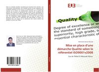 Produktbild: Mise en place d'une d&eacute;marche Qualit&eacute; selon le r&eacute;f&eacute;rentiel ISO9001v2008