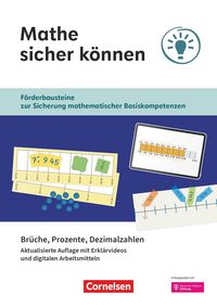 Produktbild: Mathe sicher k&ouml;nnen - F&ouml;rderbausteine zur Sicherung mathematischer Basiskompetenzen - 5.-7. Schuljahr