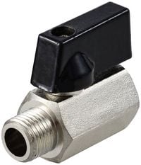 Produktbild: TRU COMPONENTS TC-304SM-FM1/2G TC-12770388 Standard-Kugelhahn Innengewinde: G1/2" Au&szlig;engewinde: G1/2" 16 bar (max) 1 St.