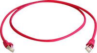 Produktbild: Teleg&auml;rtner RJ45 (gekreuzt) Netzwerk Anschlusskabel CAT 6a S/FTP 1.00 m Rot Flammwidrig, Halogenfrei