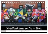 Produktbild: Stra&szlig;enkunst in New York - Graffiti und Murals (Tischkalender 2026 DIN A5 quer), CALVENDO Monatskalender