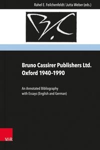 Produktbild: Bruno Cassirer Publishers Ltd. Oxford 1940-1990