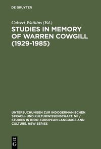 Produktbild: Studies in Memory of Warren Cowgill (1929-1985)