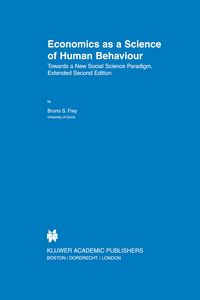 Produktbild: Economics as a Science of Human Behaviour