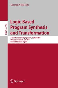 Produktbild: Logic-Based Program Synthesis and Transformation