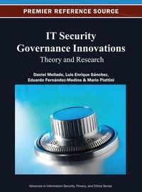 Produktbild: IT Security Governance Innovations: Theory and Research