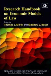 Produktbild: Research Handbook on Economic Models of Law