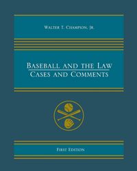 Produktbild: Baseball and the Law