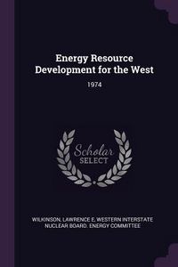 Produktbild: Energy Resource Development for the West