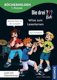 Produktbild: Die drei ??? Kids, B&uuml;cherhelden 1. Klasse, Witze zum Lesenlernen (drei Fragezeichen Kids)