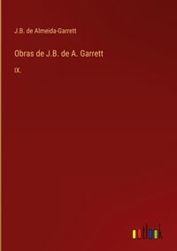 Produktbild: Obras de J.B. de A. Garrett