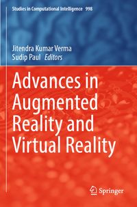 Produktbild: Advances in Augmented Reality and Virtual Reality