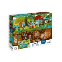 Produktbild: Waldtiere 2x24 Teile Puzzle