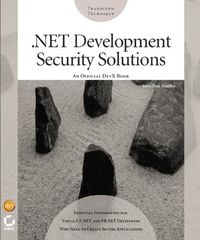 Produktbild: Mueller, J: .NET Development Security Solutions