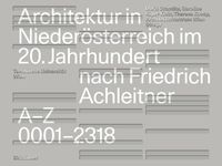 Bild vom Artikel Architektur in Niederösterreich im 20. Jahrhundert nach Friedrich Achleitner vom Autor 