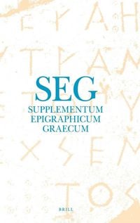 Produktbild: Supplementum Epigraphicum Graecum, Volume XXXIII (1983)
