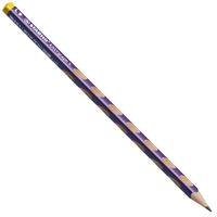 Schmaler Dreikant-Bleistift für Linkshänder - STABILO EASYgraph S Metallic Edition in metallic violett - Einzelstift - Härtegrad HB