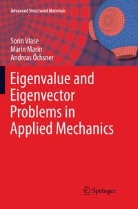 Produktbild: Eigenvalue and Eigenvector Problems in Applied Mechanics
