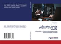 Produktbild: Information security: philosophical and legal aspects