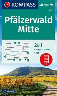 Bild vom Artikel KOMPASS Wanderkarte 472 Pfälzerwald Mitte 1:25.000 vom Autor 