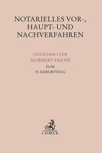 Produktbild: Notarielles Vor-, Haupt- und Nachverfahren
