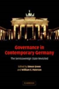Produktbild: Governance in Contemporary Germany