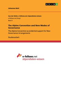 Produktbild: The Alpine Convention and New Modes of Governance