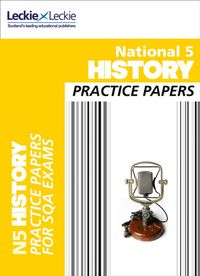 Produktbild: National 5 History Practice Papers for SQA Exams